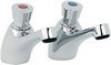 Mayfair Alpha Non Concussive Basin Faucets (Pair, Chrome).