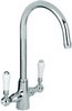 Mayfair Kitchen Marseille Monoblock Kitchen Faucet With Swivel Spout (Chrome).