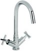 Mayfair Kitchen Apollo Monoblock Kitchen Faucet With Swivel Spout (Chrome).