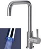 Mayfair Kitchen Melo Glo Kitchen Faucet With LED Spout Lights (Stainless Steel).