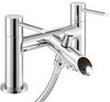 Mayfair Liu Bath Shower Mixer Faucet With Shower Kit (Chrome).