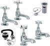 Mayfair Westminster Basin & Bath Faucet Pack With Wastes (Chrome).