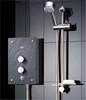 Mira Galena 9.8kW Thermostatic Electric Shower With Slate Fascia.