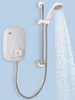 Mira Vigour Thermostatic Power Shower (White & Chrome).