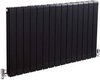 Crown Radiators Myrtle Horizontal Radiator (Black). 984x600mm. 5728 BTU.