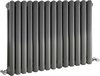 Crown Radiators Peony Double Radiator. 5108 BTU (Anthracite). 863x635mm.