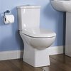 Crown Ceramics Asselby Toilet With Dual Push Flush Cistern & Seat.