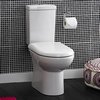 Crown Ceramics Knedlington Toilet With Dual Push Flush Cistern & Seat.