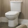 Crown Ceramics Barmby Toilet With Dual Push Flush Cistern & Seat.