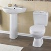 Crown Ceramics Melbourne 4 Piece Bathroom Suite.