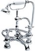 Crown Edwardian Traditional Bath Shower Mixer Faucet With Shower Kit.