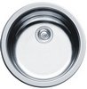 Pyramis Round Kitchen Sink & Waste. 450mm Diameter.