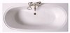 Waterford Ravel double ended white bath. 1700 x 750mm. Legs included.