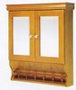 Waterford Wood Traditional bathroom cabinet in cherry finish.