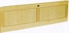 daVinci 1700mm contemporary bath side panel in maple finish.