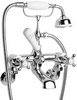 Hudson Reed Topaz Wall mounted bath shower mixer (Chrome)