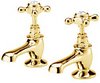 Hudson Reed Topaz Basin faucets (Pair, Antique Gold)