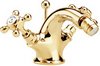 Hudson Reed Topaz Mono bidet mixer, waste (Antique Gold, Special Order).