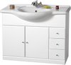 daVinci 1050mm Contour Vanity Unit with one piece ceramic basin.