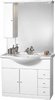 daVinci 1050mm Contour Vanity Unit with ceramic basin, mirror and cabinet.