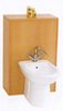 daVinci Monte Carlo complete back to wall bidet set in beech.