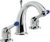 Pacific Luxury 3 faucet hole basin mixer faucet + Free pop up waste