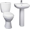 RAK Amy 4 Piece Bathroom Suite With 1 Faucet Hole Basin.