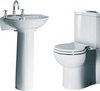 RAK Evolution 4 Piece Corner Bathroom Suite With 3 Faucet Hole Basin.