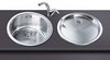 Smeg Sinks Round Bowl Inset Kitchen Sink And Drainer.