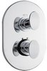 Ultra Ella Twin concealed thermostatic shower valve