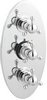 Monet Triple concealed thermostatic shower valve