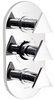 Ultra Isla Triple concealed thermostatic shower valve