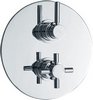 Hudson Reed Tec Twin concealed thermostatic shower valve with diverter
