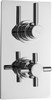 Hudson Reed Tec Pura twin concealed thermostatic valve with diverter