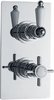 Ultra Beaumont Twin Thermostatic Shower Valve (Chrome)