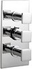 Ultra Milo 3/4" Triple Concealed Thermostatic Shower Valve.