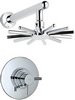 Hudson Reed Tec Dual Thermostatic Shower Valve & Cloudburst Shower head.