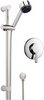 Hudson Reed Tec Manual Concealed Shower Valve & Adjustable Slide Rail Kit.