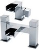 Ultra Channel Waterfall Basin & Bath Filler Faucet Set (Chrome).