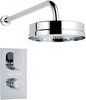 Hudson Reed Cloud 9 Twin Thermostatic Shower Valve & Fixed Shower Head.