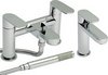 Hudson Reed Cloud 9 Basin & Bath Shower Mixer Faucet Set (Free Shower Kit).