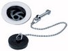 Wastes Basin waste with poly plug and ball chain (chrome)