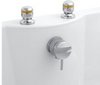 Ultra Contour Freeflow bath filler with pop up waste and overflow (chrome/gold)