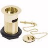 Wastes Brass basin waste with ball chain (Gold)