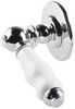 Toliet Accessories 12" Extended ceramic WC toilet lever.