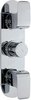 Hudson Reed Hero Triple Concealed Thermostatic Shower Valve (Chrome).