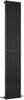 Hudson Reed Radiators Parallel Designer Radiator (Black). 342x1800mm.