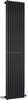 Hudson Reed Radiators Parallel Designer Radiator (Black). 342x1500mm.