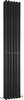 Hudson Reed Radiators Savy Double Radiator (Black). 354x1800mm.