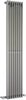 Hudson Reed Radiators Fin Radiator (Silver). 304x1500mm. 4367 BTU.